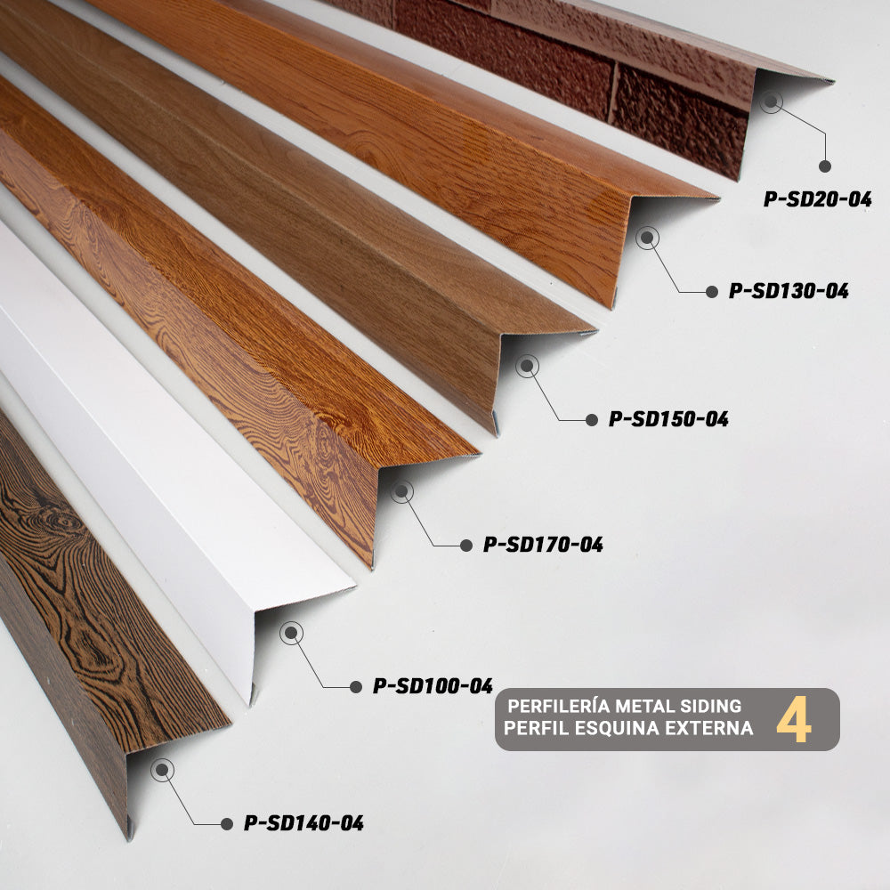 PERFILERÍA METAL SINDING - ESQUINA INTERNA