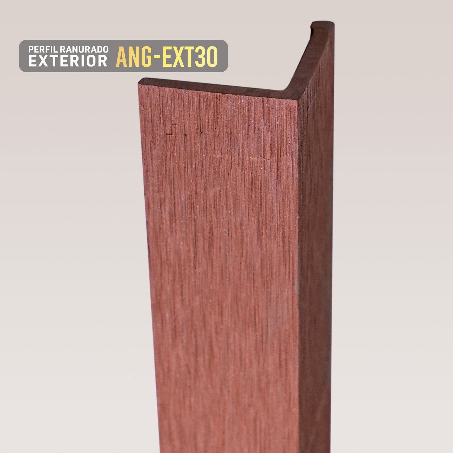 Perfil Ranurado Exterior ANG-EXT30