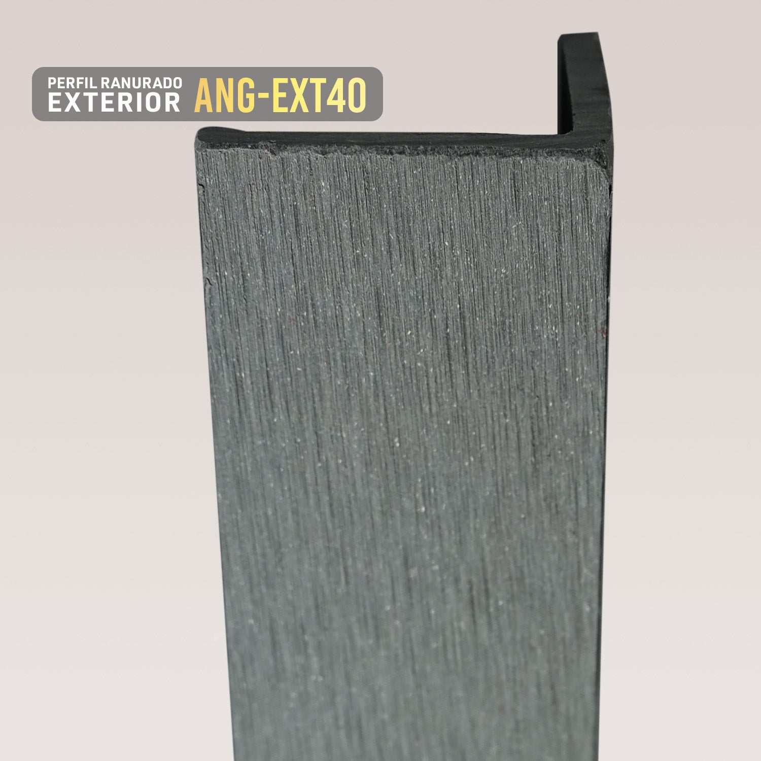 Perfil Ranurado Exterior ANG-EXT40
