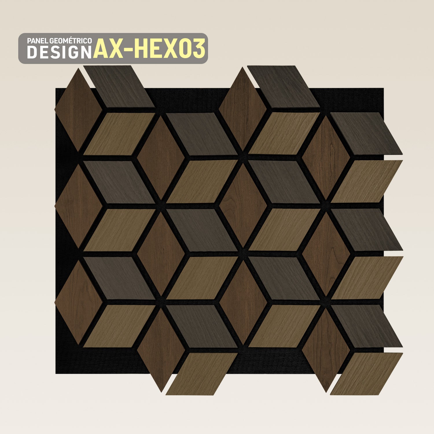Panel Geométrico Desing AX-HEX03