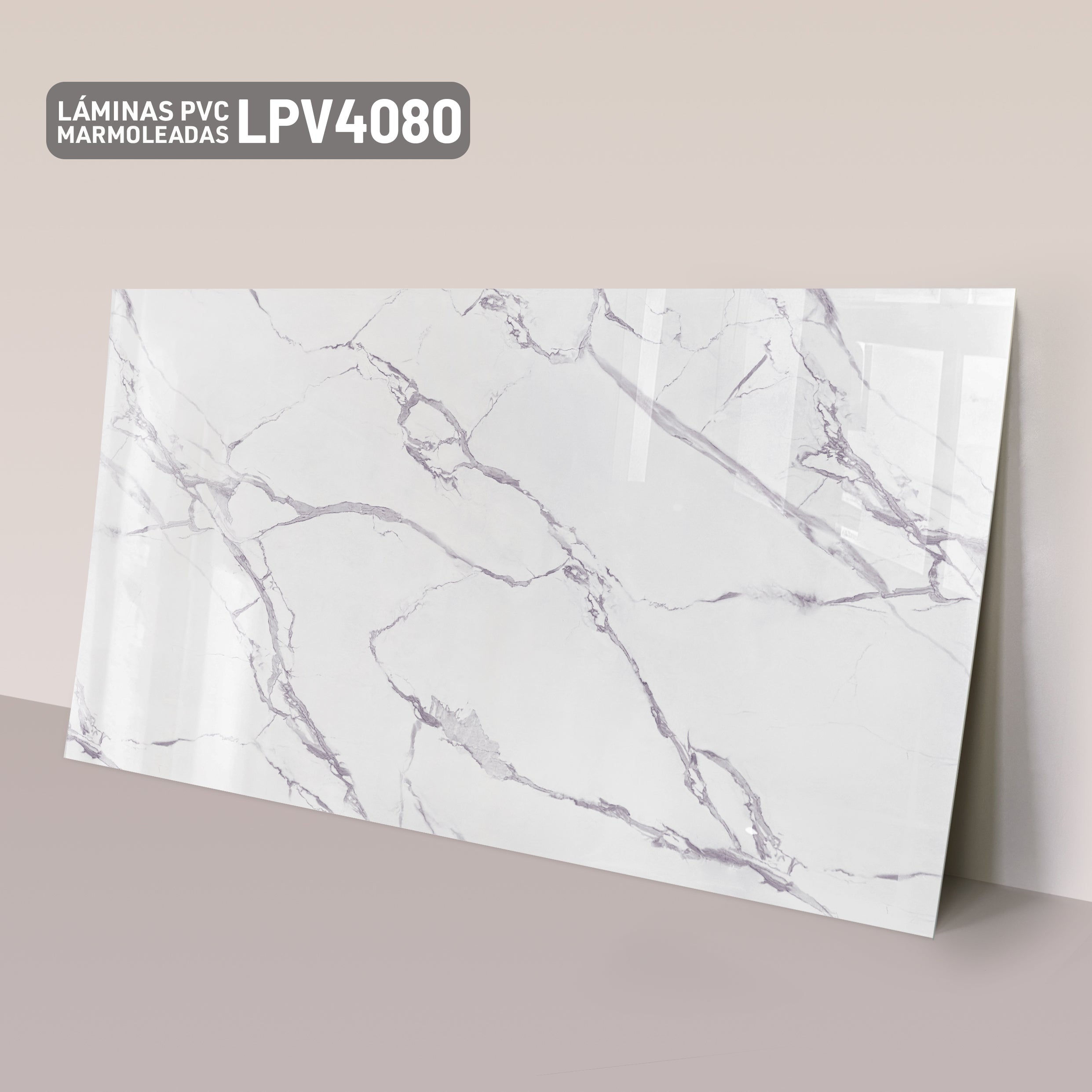 Lámina PVC Mármol LPV4080