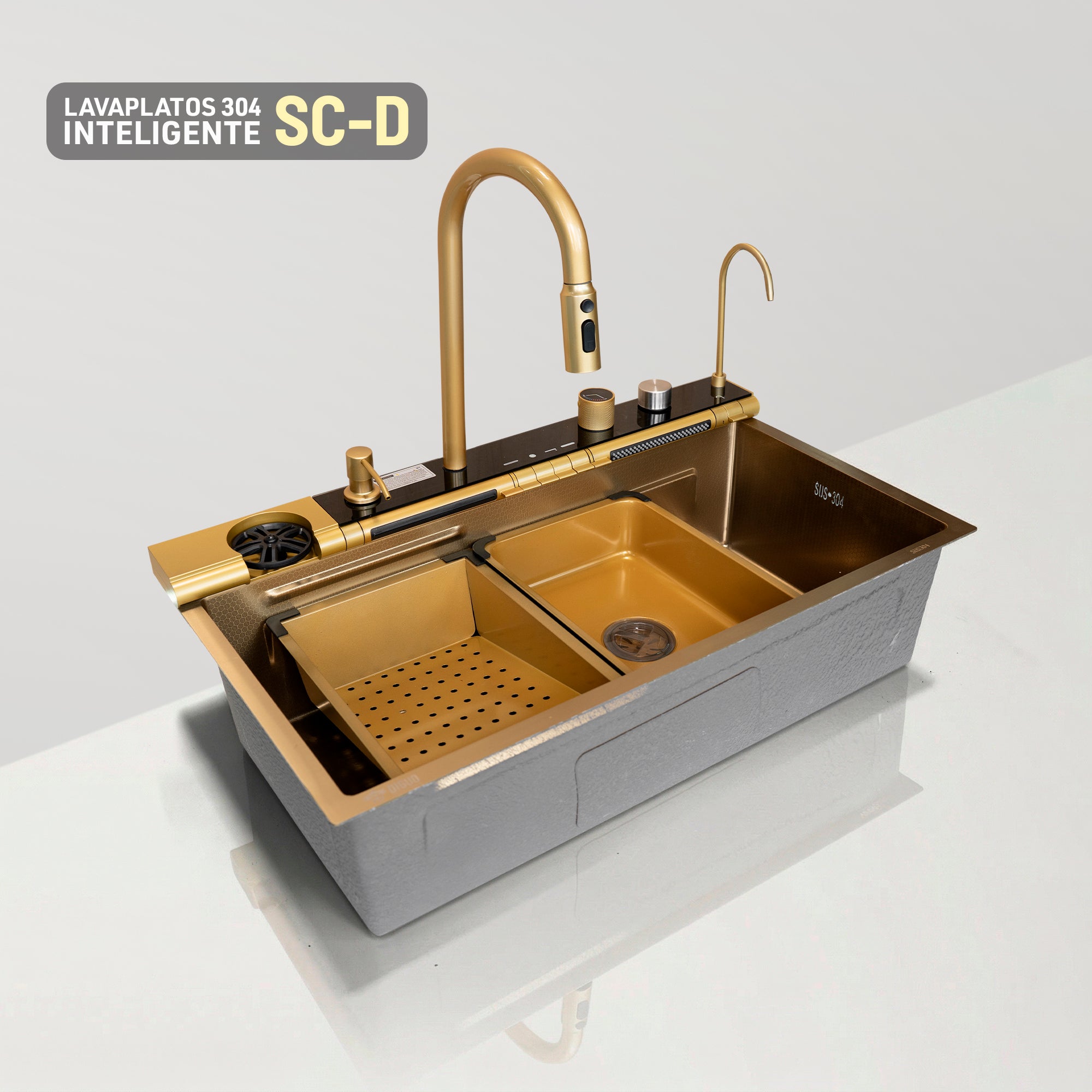 LAVAPLATOS 340 INTELIGENTE - DORADO