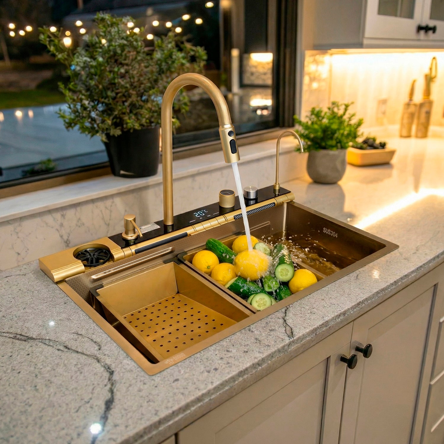 LAVAPLATOS 340 INTELIGENTE - DORADO