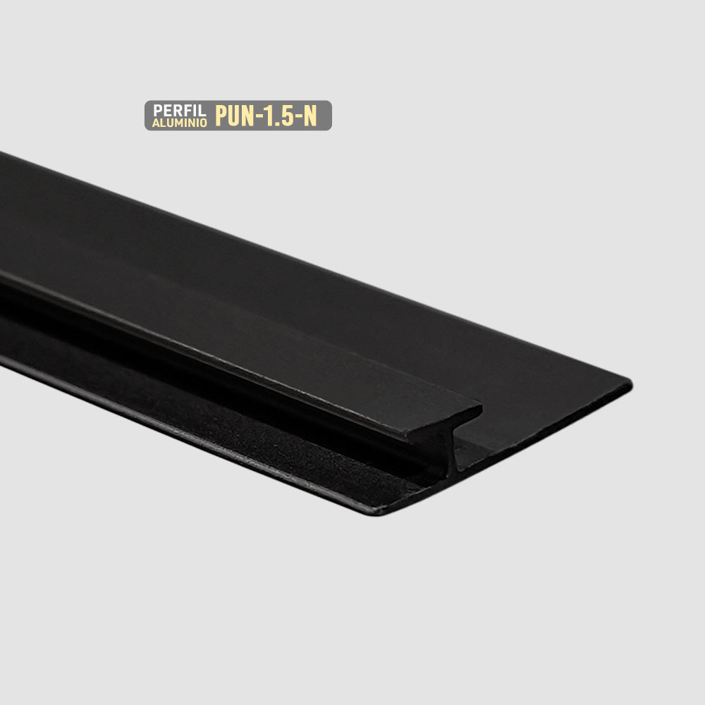 PERFIL DE UNIÓN- 1,5mm NEGRO