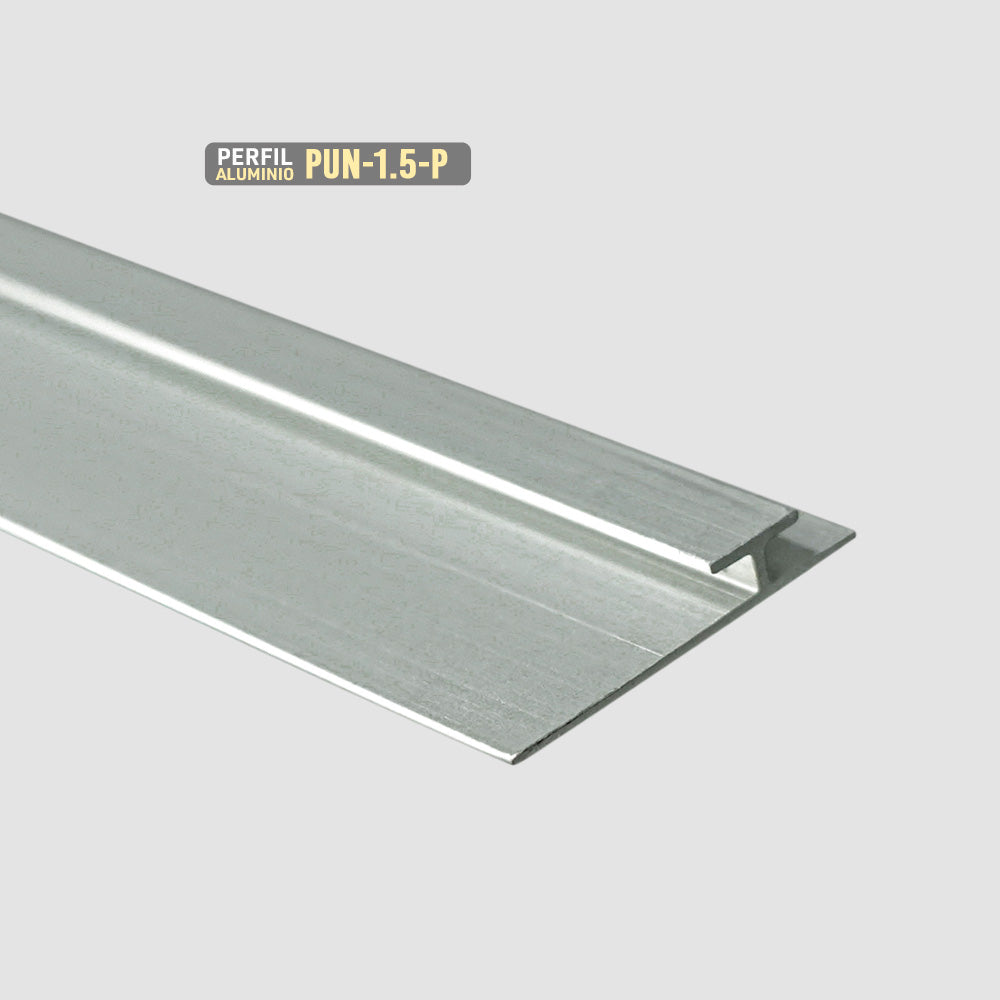 PERFIL DE UNIÓN- 1,5mm PLATEADO