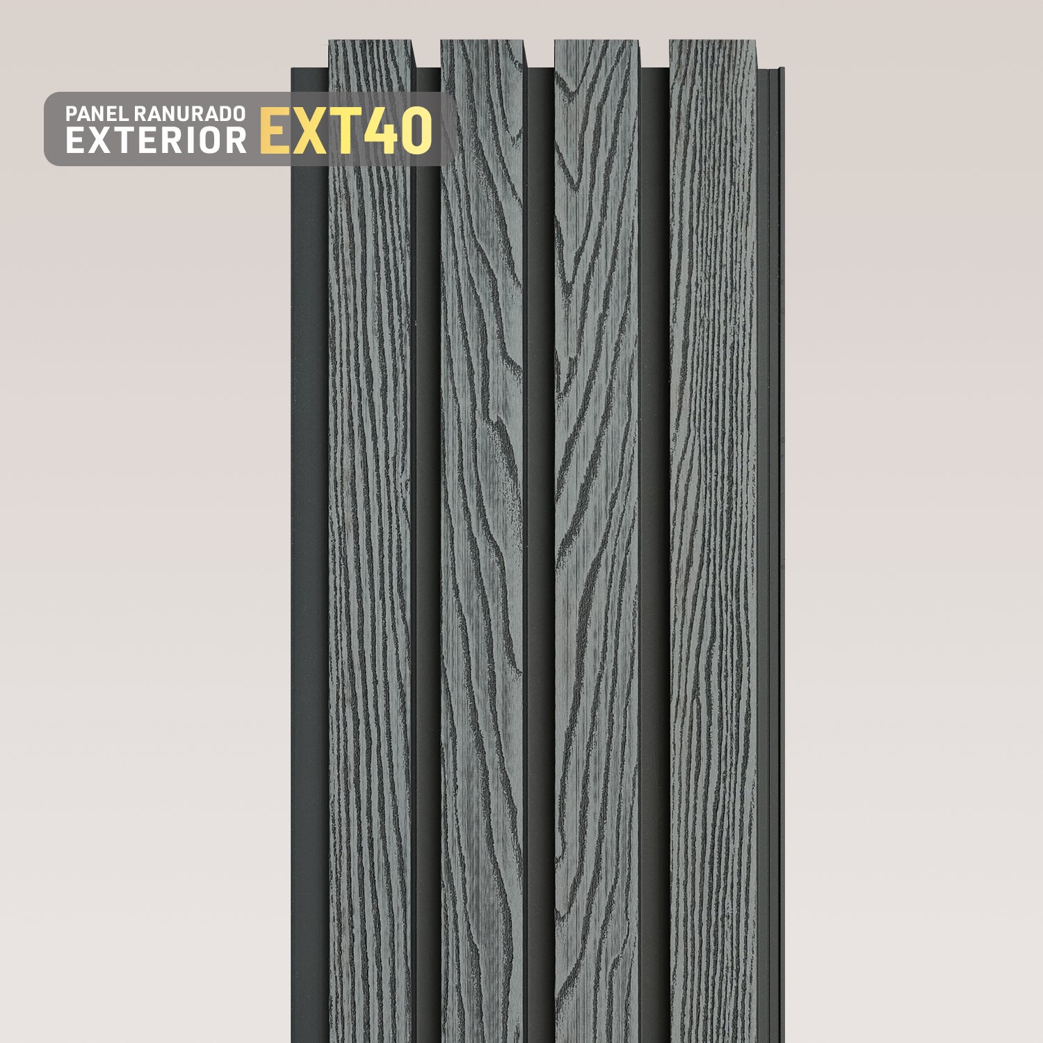 PANEL RANURADO DE EXTERIOR EXT40