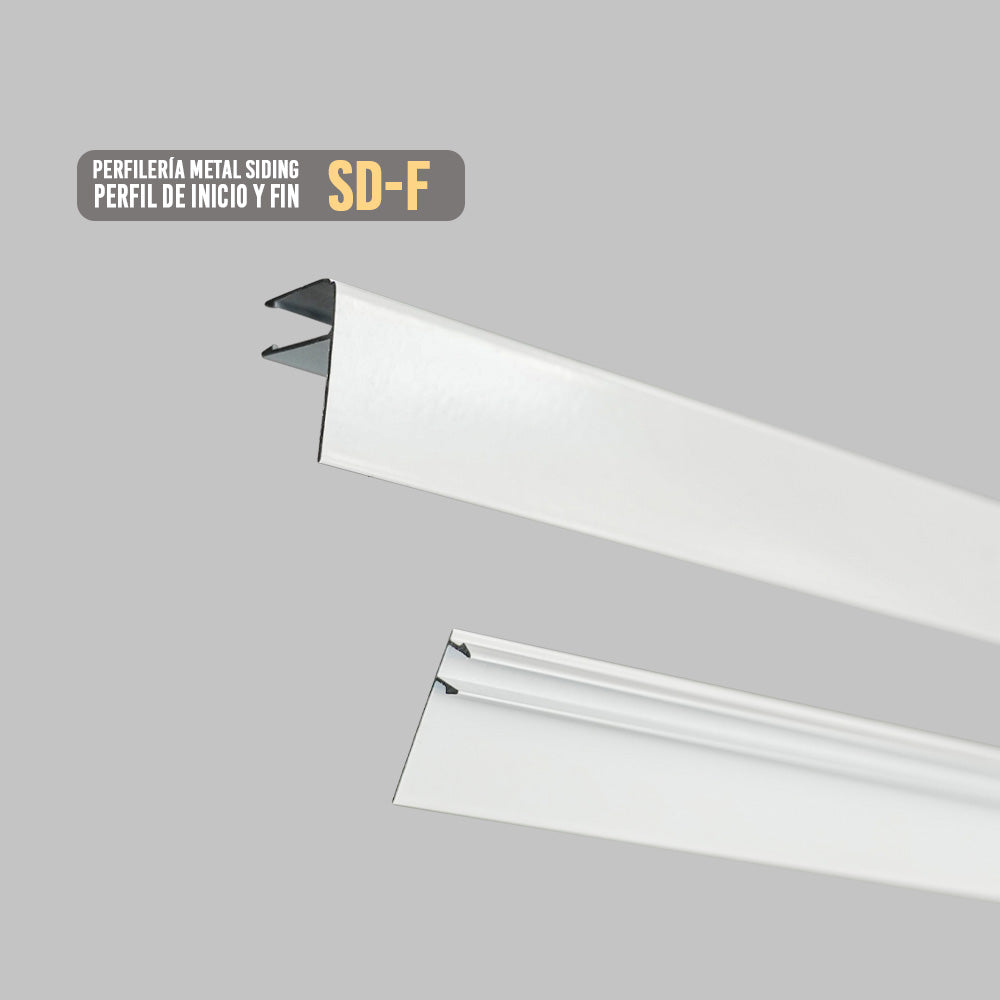 PERFILERÍA METAL SIDING DE INICIO Y FIN